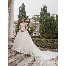 Vintage bride dresses white wedding long sleeve wedding gown vestidos de novia baratos fabricados en china
